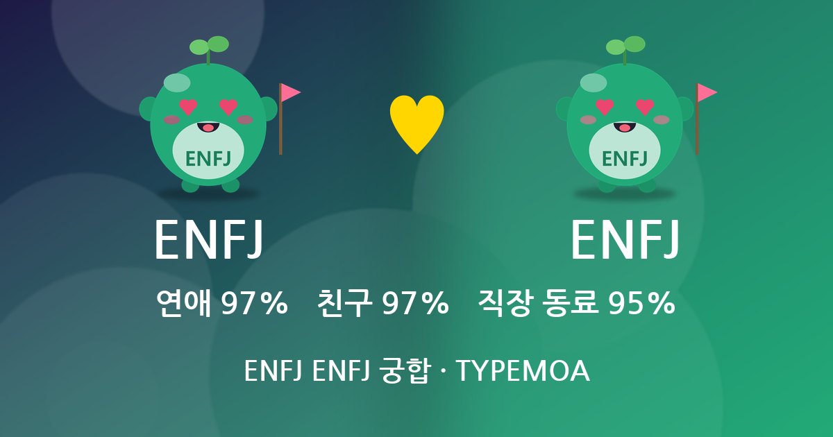 ENFJ ENFJ 궁합