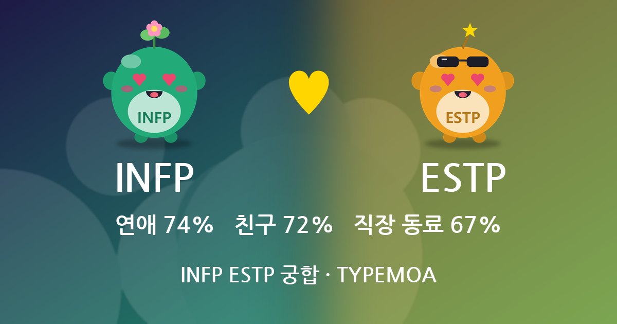 INFP ESTP 궁합